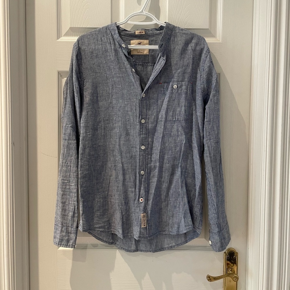 Men’s linen Hollister dress shirt